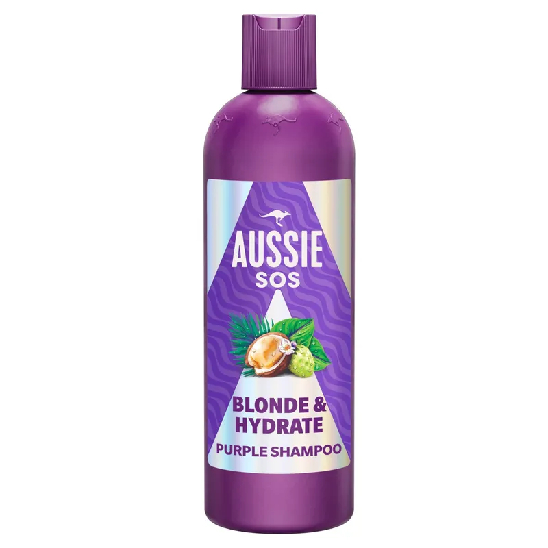 Aussie SOS Blonde & Hydrate Purple Schampo 300 ml