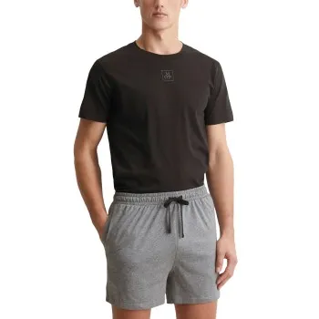 Marc O Polo Men Short Pyjama Set Grå/Svart bomull Large Herr