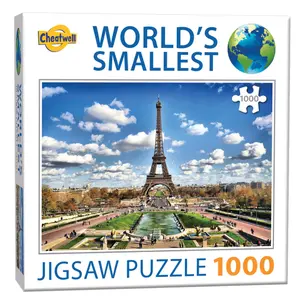 Världens minsta pussel 1000 bitar Eiffel Tower