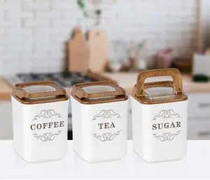 Förvaringsburkar med lock 3-pack