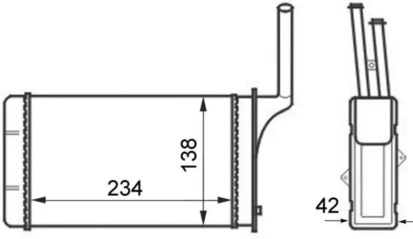 Värmepaket MAHLE AH 49 000S