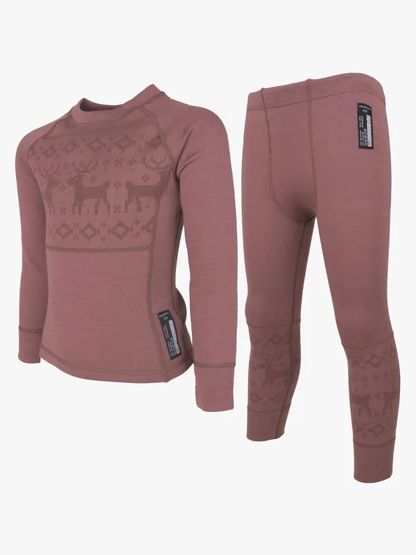 Lindberg Kåbdalis Underställ Merino, Rose, 100