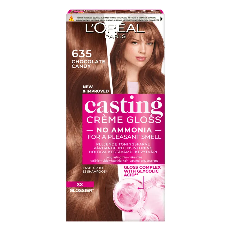 L’Oréal Paris Casting Crème Gloss Semi-Permanent Hårfärg 635 Chocolate Candy