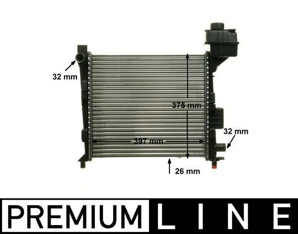 MAHLE CR 322 000P Kylare