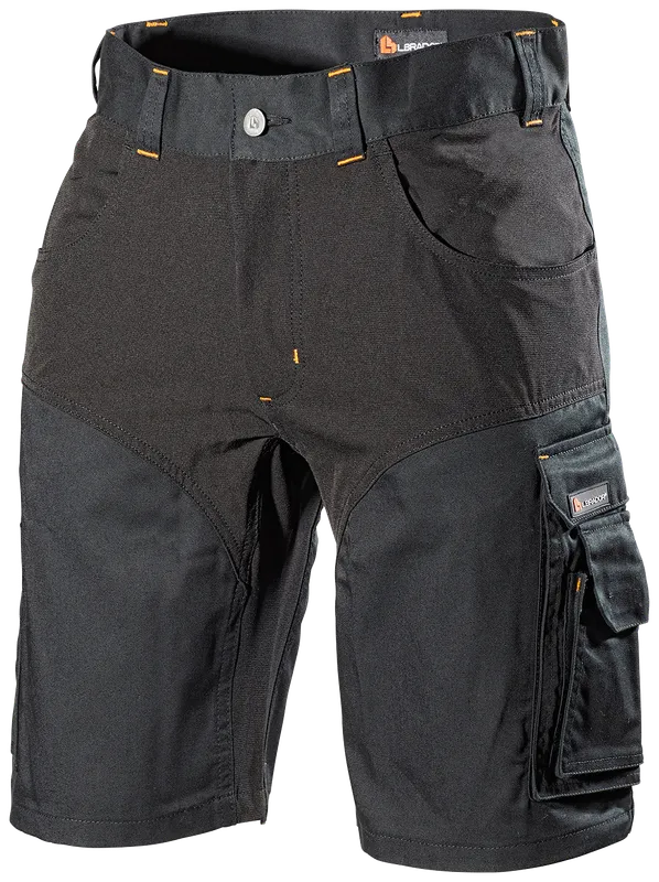 L.Brador 1490PB Arbetsshorts svart C46