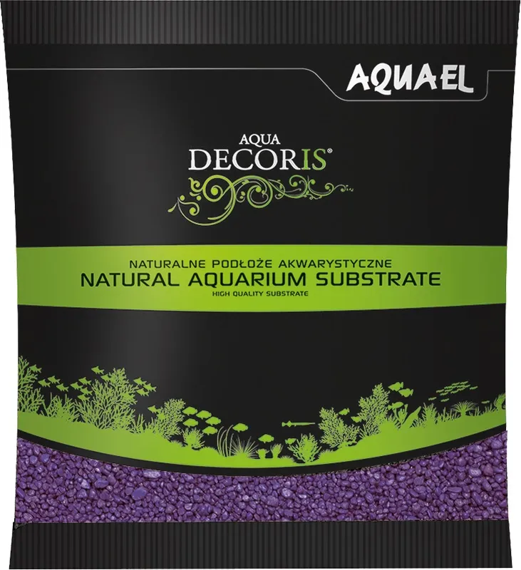 AQUAEL Aqua Decoris Substrat för Akvarium Lila 1kg