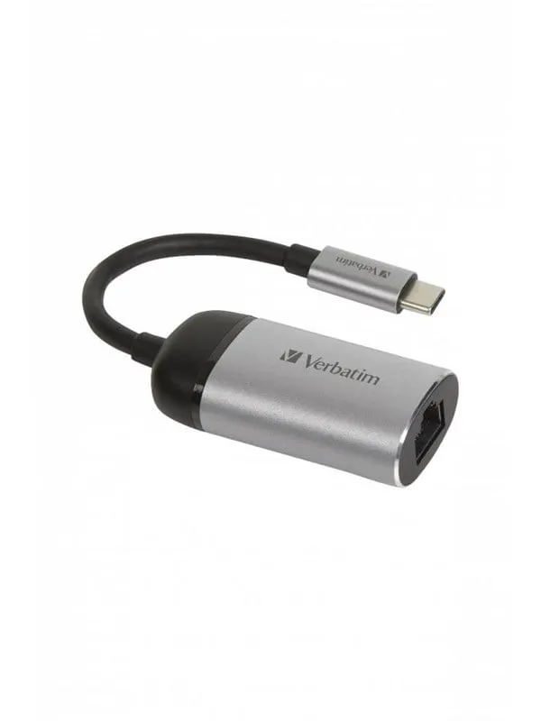 Verbatim - network / USB adapter - USB-C - Gigabit Ethernet x 1