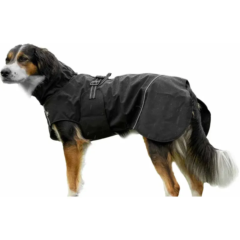 Outdoor Rainjacket för Hund - 55 / Svart