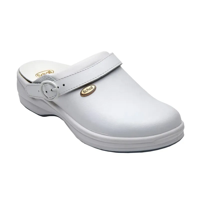Scholl New Bonus Tofflor (unisex) - White, 37