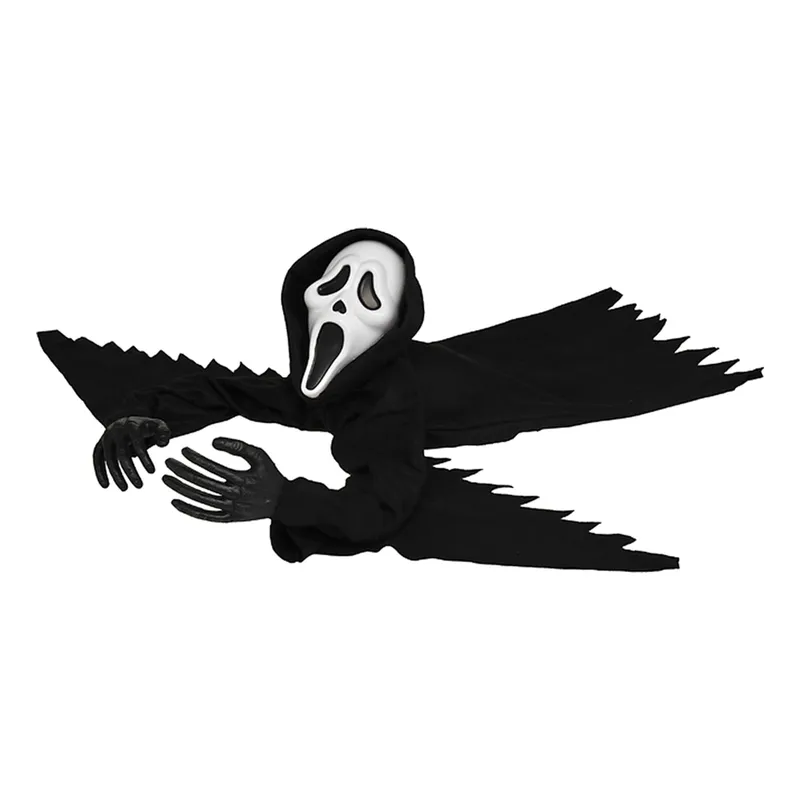 Scream Ghost Face Krypande Animerad Prop