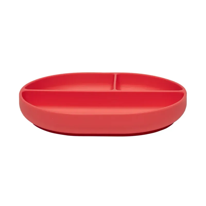OYOY Tallrik - Enkei Suction - Silikon - Cherry Red