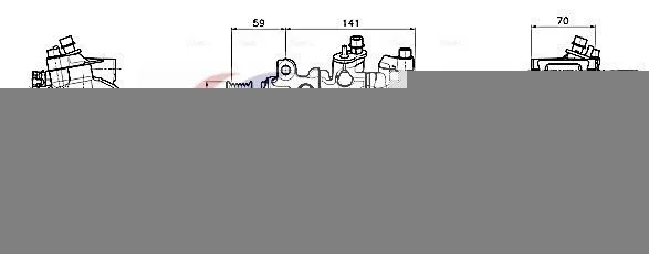 AC-kompressor AVA COOLING SYSTEMS VNAK446