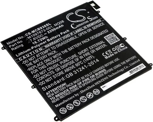 Batteri till Microsoft Surface Book 1938 mfl