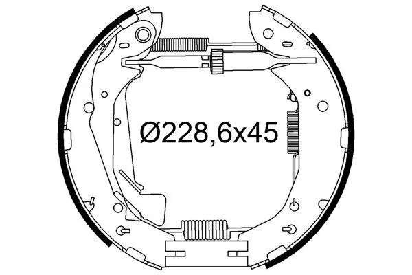 Bromsbacksats VALEO 554970