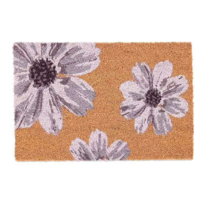Dörrmatta med kokos och blommor