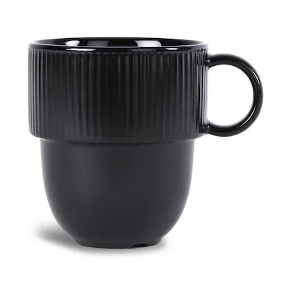 Sagaform Inka-mugg 27 cl, svart