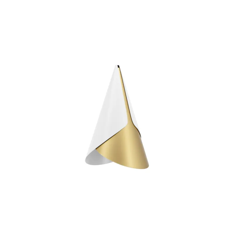 Umage, Cornet Lampskärm White/Brass