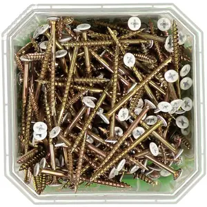 LISTSKRUV 3,4X45 VITLACK 250ST 406405 | Beijerbygg Byggmaterial