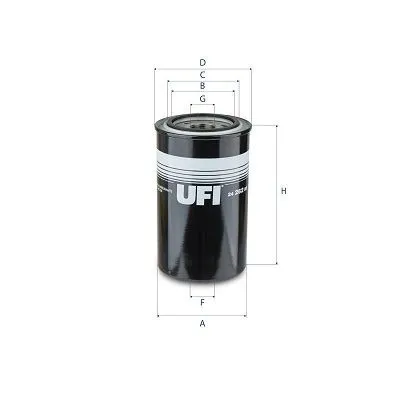 Bränslefilter UFI 24.262.00