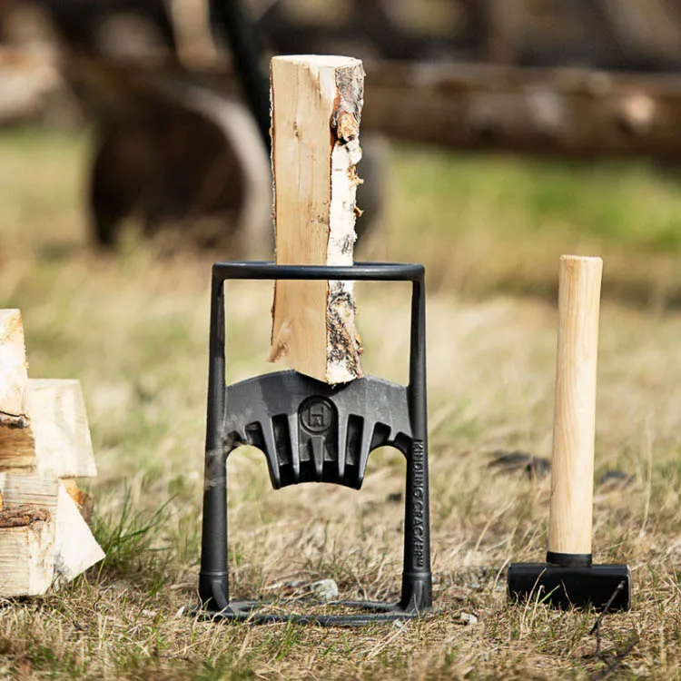 Kindling cracker Vedklyv original svart, järn