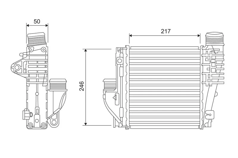 Intercooler VALEO 818290