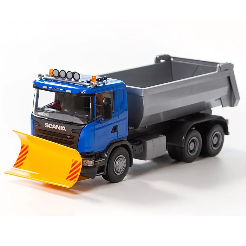 Tippbil Plog Scania Blå 1:25 Emek