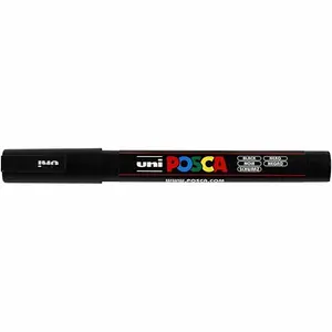 Posca Marker SVART, PC-3M spets 0,9-1,3 mm