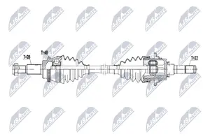 Drivaxel NTY NPW-MZ-126