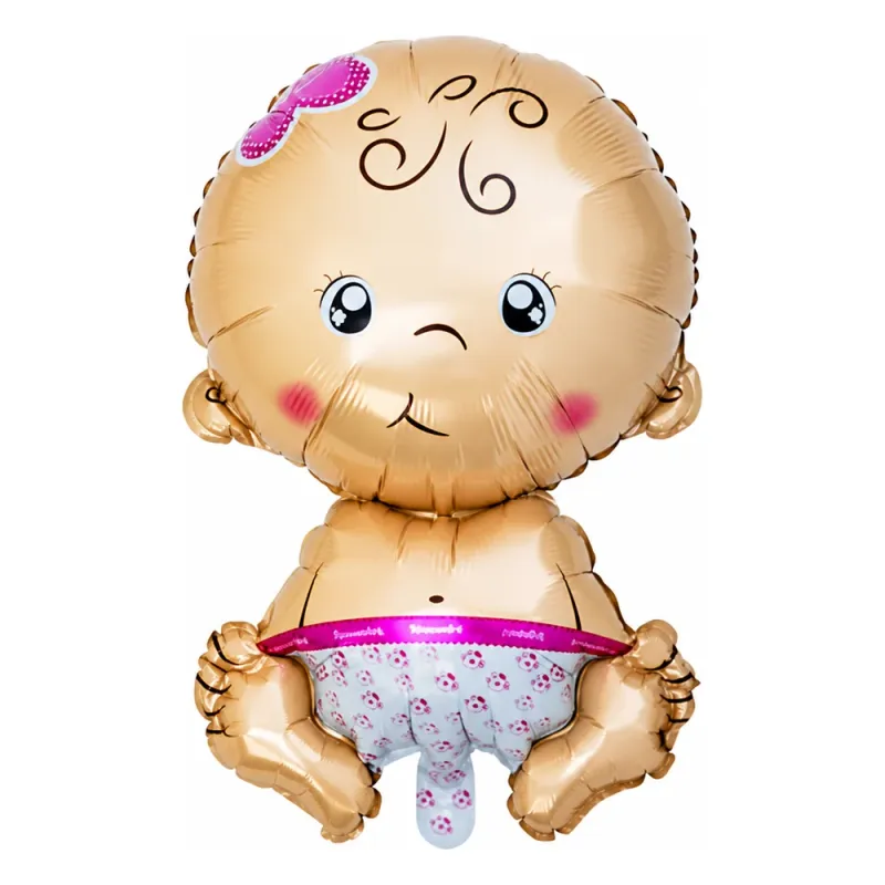 Folieballong Sittande Baby