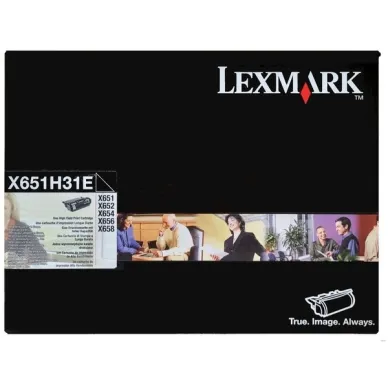 Lexmark X651H31E Toner Black - Tonerkassett Svart