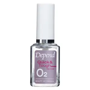 Depend O2 Nail Care Quick & Tough Topcoat 11 ml