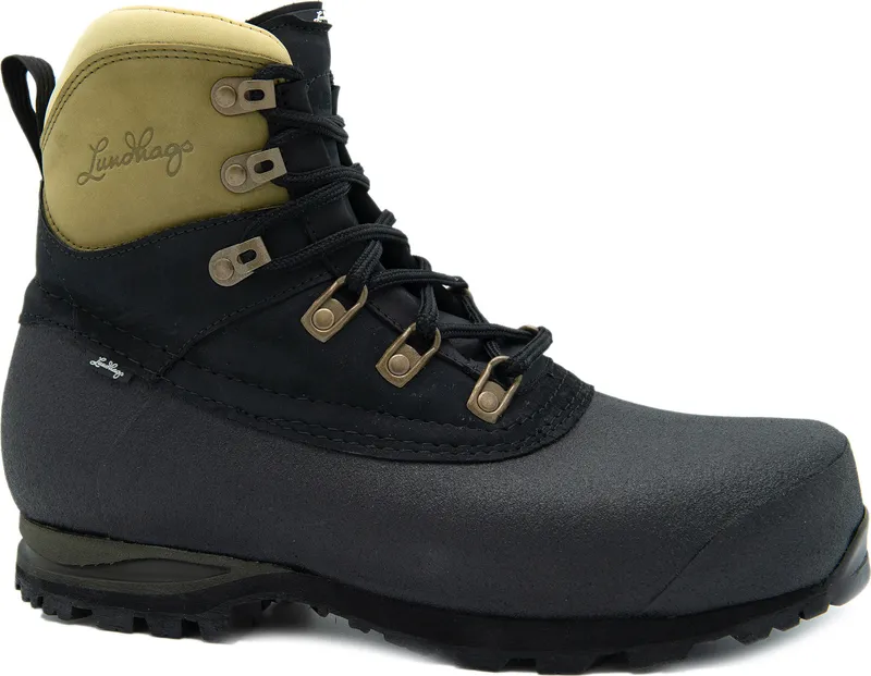Lundhags Men's Padje Light Trekking Boot Mid Black/olive (#3013)
