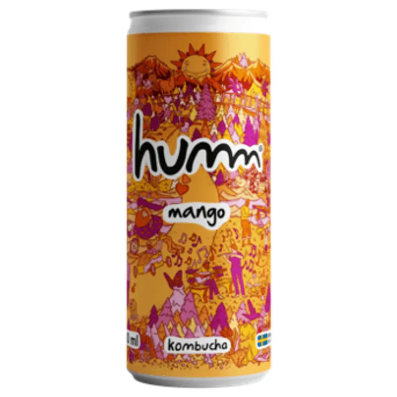 Humm Kombucha Mango Sleek 33 cl