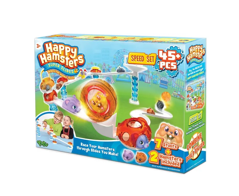 Happy Hamsters Super Slides Speed Set - Happy Hamsters - Leksaksaffären