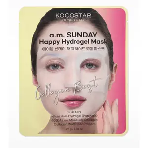 Kocostar a.m. SUNDAY Hydrogel Collagen Mask 1 pc
