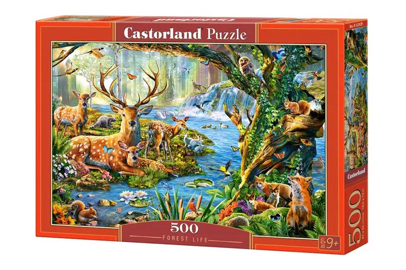 Castorland Pussel - Skogens djur 500 Bitar