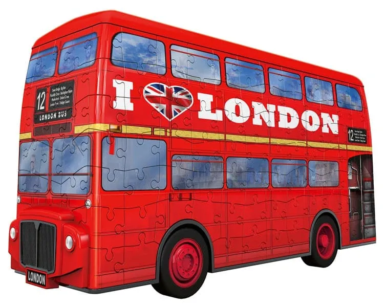 3D Pussel – London Buss 216 bitar