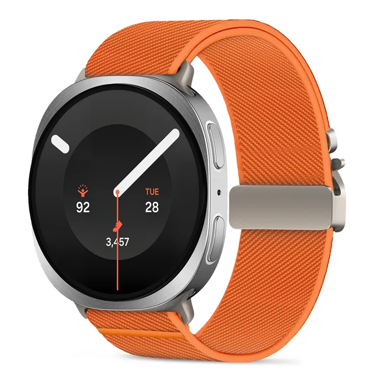 Tech-Protect Nylon Clasp Strap for Samsung Galaxy Watch 8/9 - 40/44/46mm - Orange
