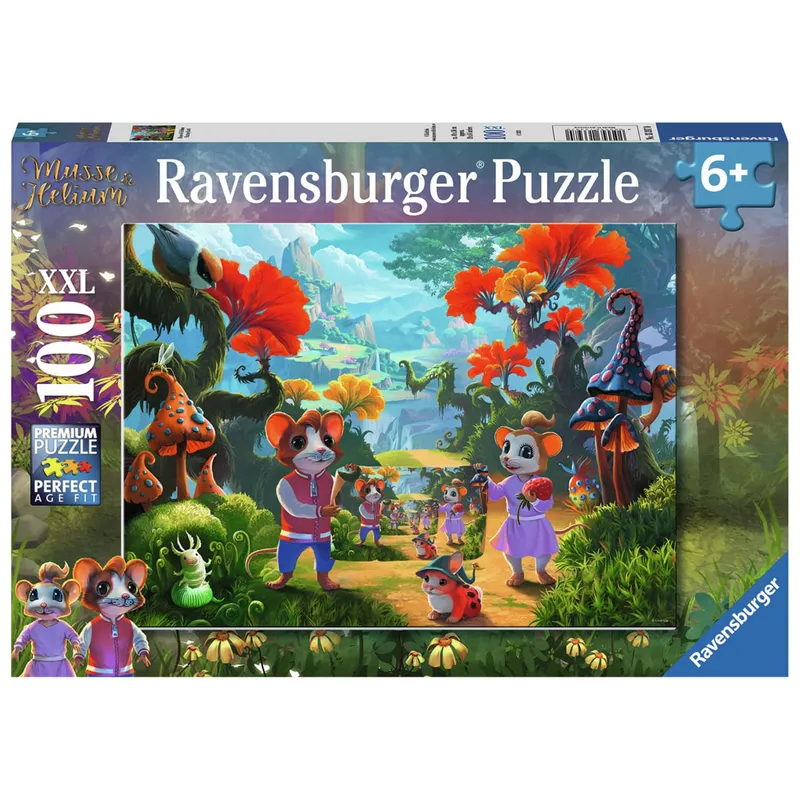 Ravensburger Barnpussel - Musse & Helium 100 Bitar