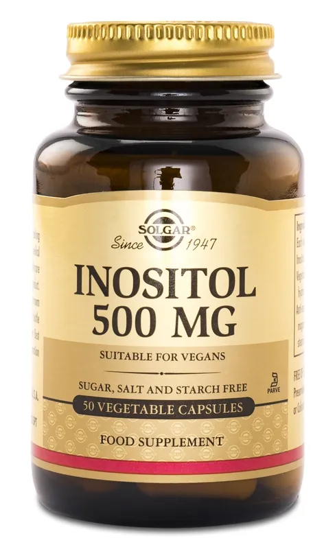 Inositol, 500mg, 50 kapslar - Solgar