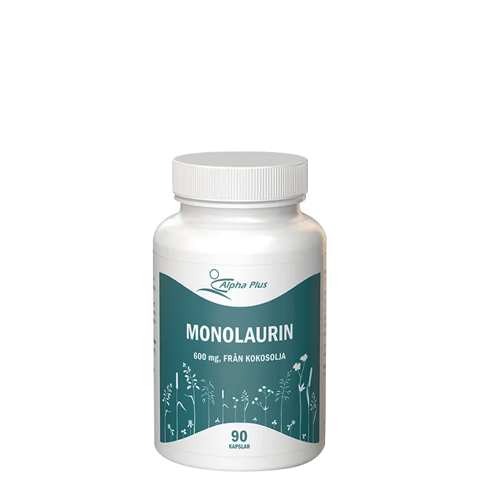 Alpha Plus Monolaurin 600 mg 90 kapslar