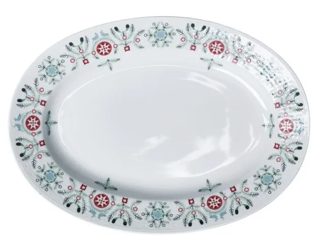 Rörstrand - Swedish Grace - Winter - Ovalt fat 32 cm Design Louise Adelborg