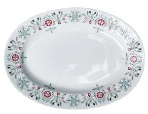 Rörstrand - Swedish Grace - Winter - Ovalt fat 32 cm Design Louise Adelborg