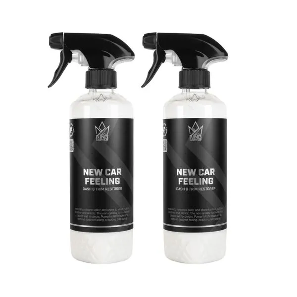Plastbehandling KING CARTHUR New Car Feeling, 500 ml, 2 x 500 ml