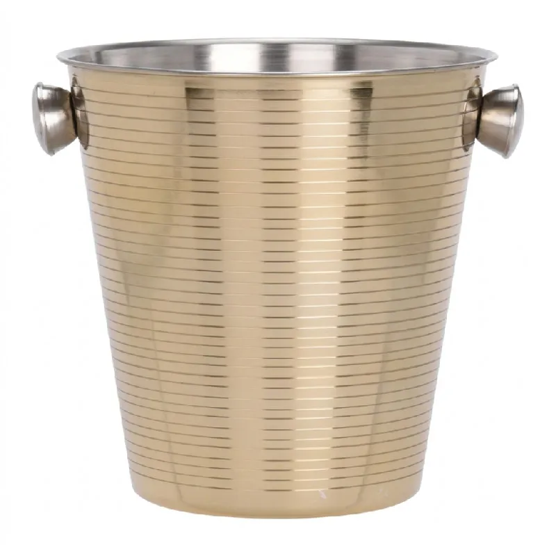 Vinkylare och champagnekylare mässing 22 cm