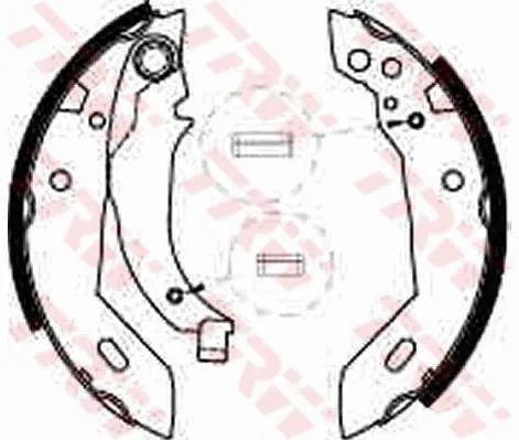 Bromsbacksats TRW GS6228