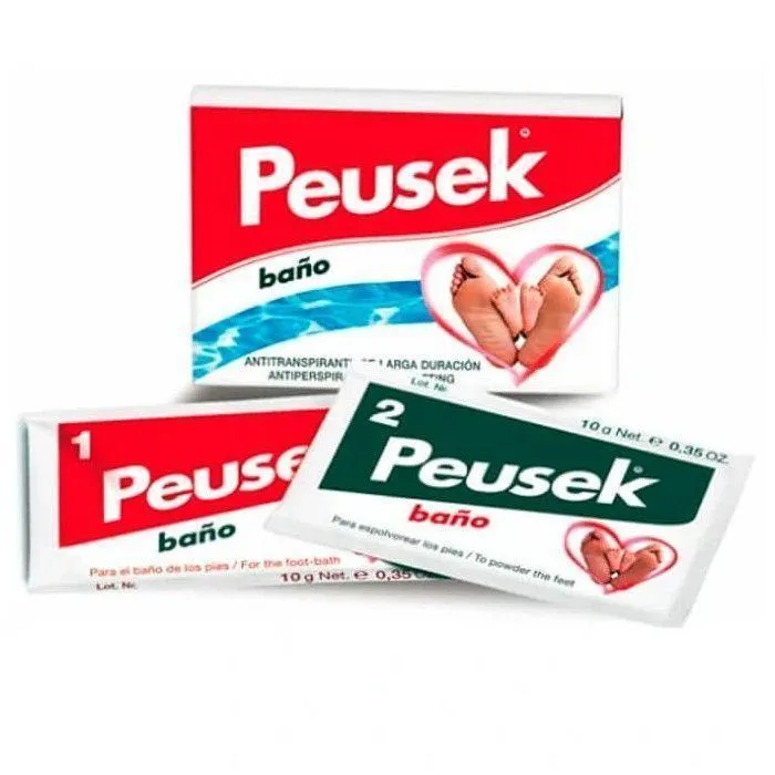 Peusek Antiperspirant fotbad 2 påsar 20g