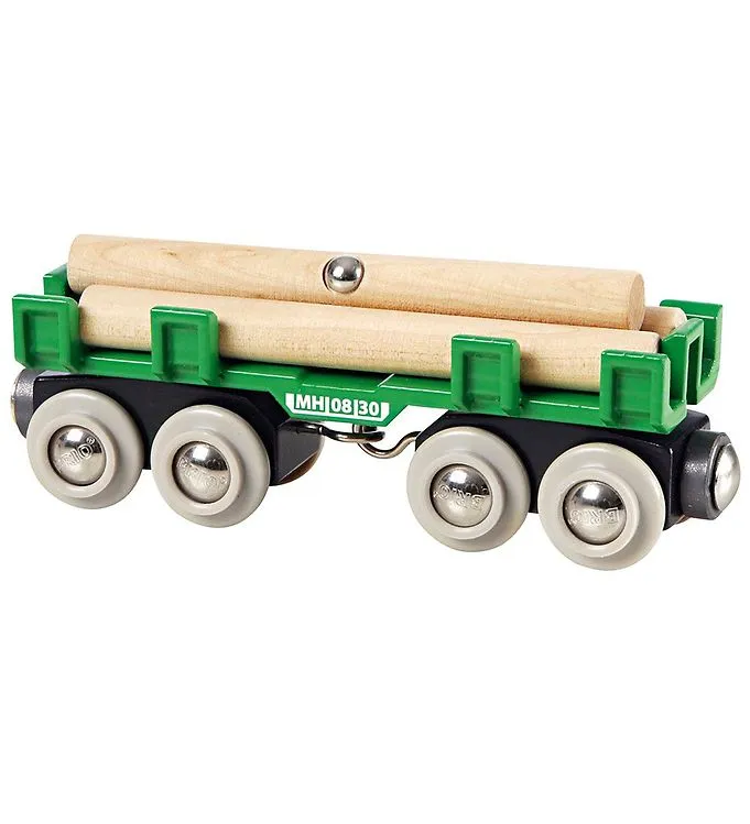 Brio Timmervagn med timmer – Brio – Leksaksaffären
