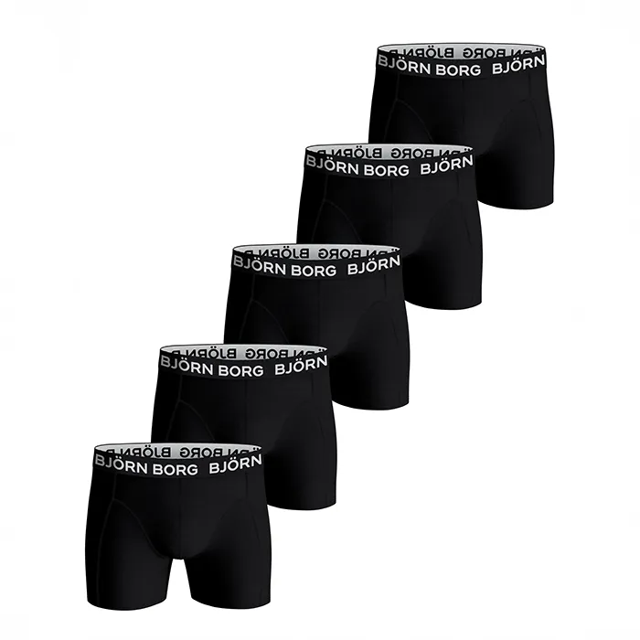 Björn Borg Men's Cotton Stretch Boxer 5p Multipack 1 (#3680)
