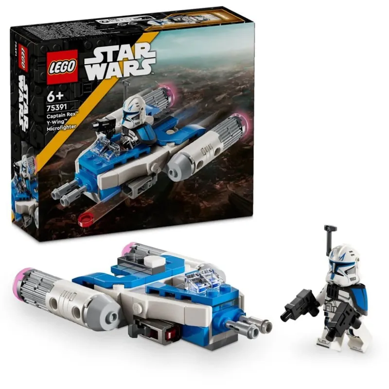 LEGO Star Wars 75391 Captain Rex Y-Wing Microfighter byggset, 99 delar